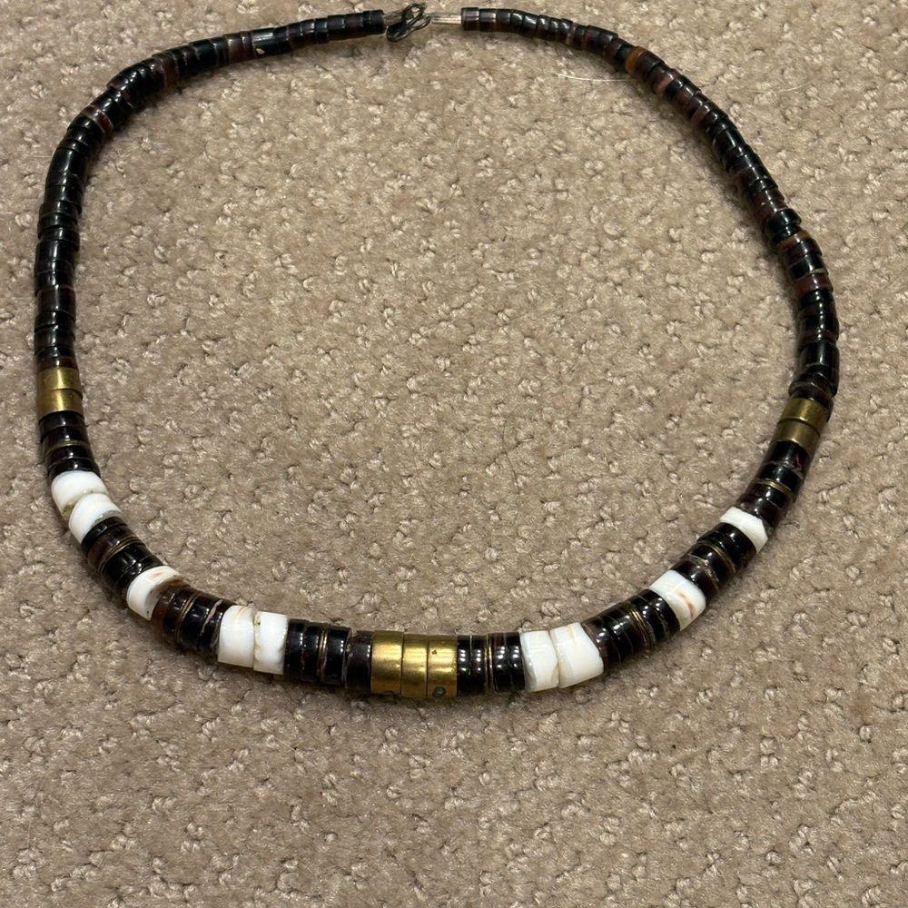 Vintage 70’s Men’s Polished Puka Necklace